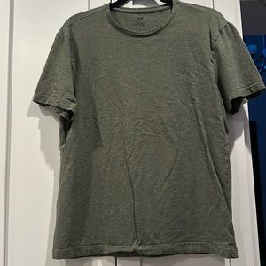 H&M olive crew neck tee